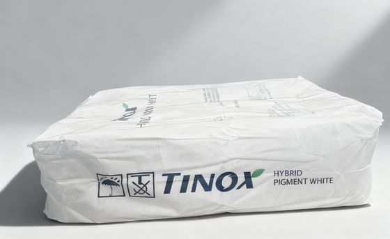 TINOX TPW-714 Pigment hybride de haute performance blanc avec TiO2 ≥ 74% teneur en rutile ≥ 99% et luminosité L* ≥ 95.0