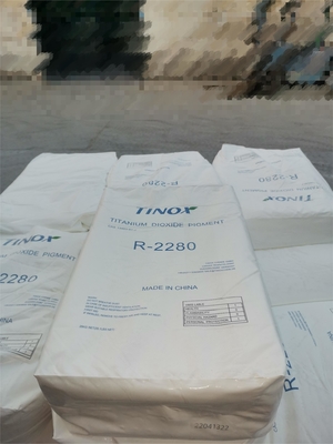 Un bon prix. Colorants blancs de rutile de dioxyde de titane de Tinox R-2280 pour les plastiques à extrémité élevé en ligne