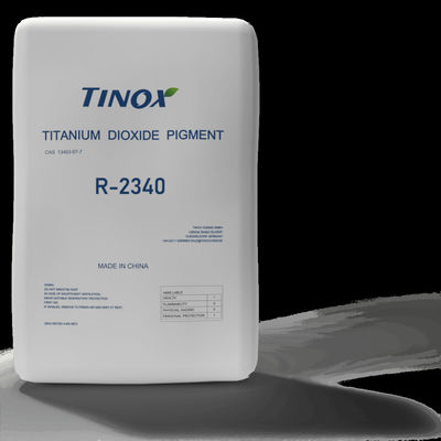 Un bon prix. Dioxyde de titane TiO2 procédé au sulfate avec absorption d'huile de 20-25g/100g, blancheur de 97-99% et granulométrie de 2-5µm en ligne