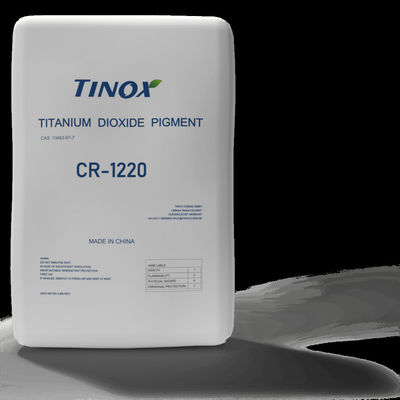 TINOX CR-1220 Rutile de dioxyde de titane pour les plastiques Distribution optimale de la taille des particules et propriété d'opacité forte