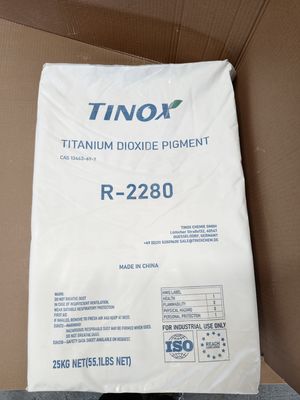 Un bon prix. TINOX R-2280 Titanium Dioxide Rutile with Excellent Opacity High Heat Resistance and Low Volatility for Plastic Applications en ligne