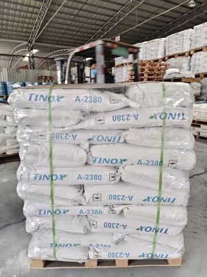 Un bon prix. TINOX Anatase Dioxyde de titane Excellente luminosité et blancheur Pigment A-2380 en ligne
